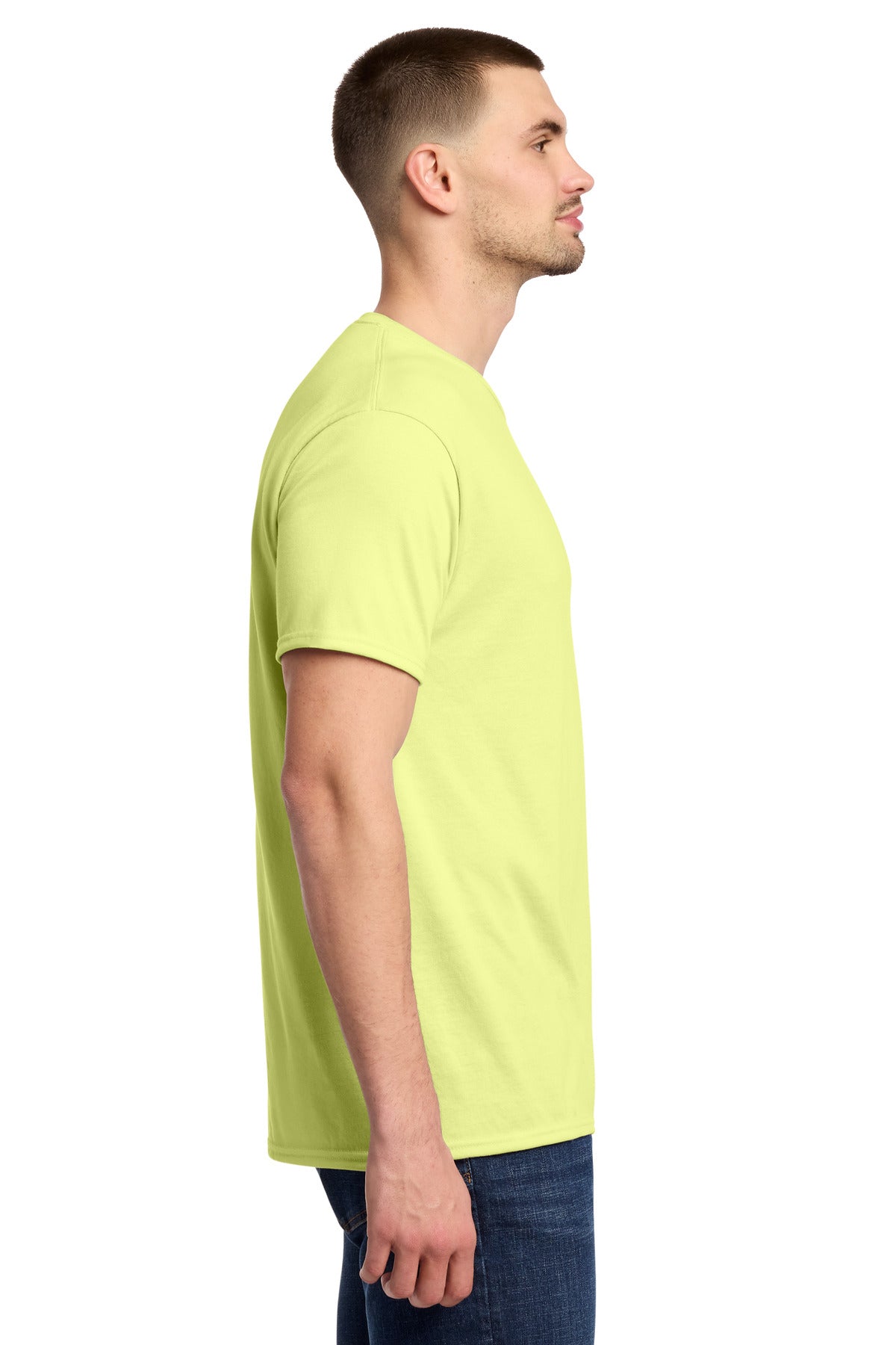 Jerzees Dri-Power 100% Polyester T-Shirt. 21M - Celery Juice - side