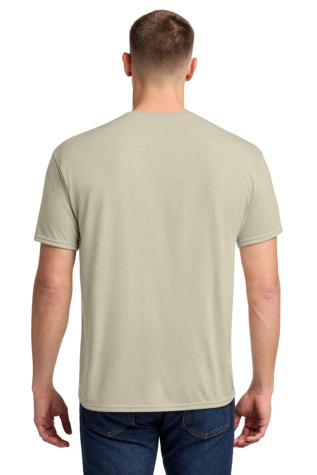 Jerzees Dri-Power 100% Polyester T-Shirt. 21M - Putty - back