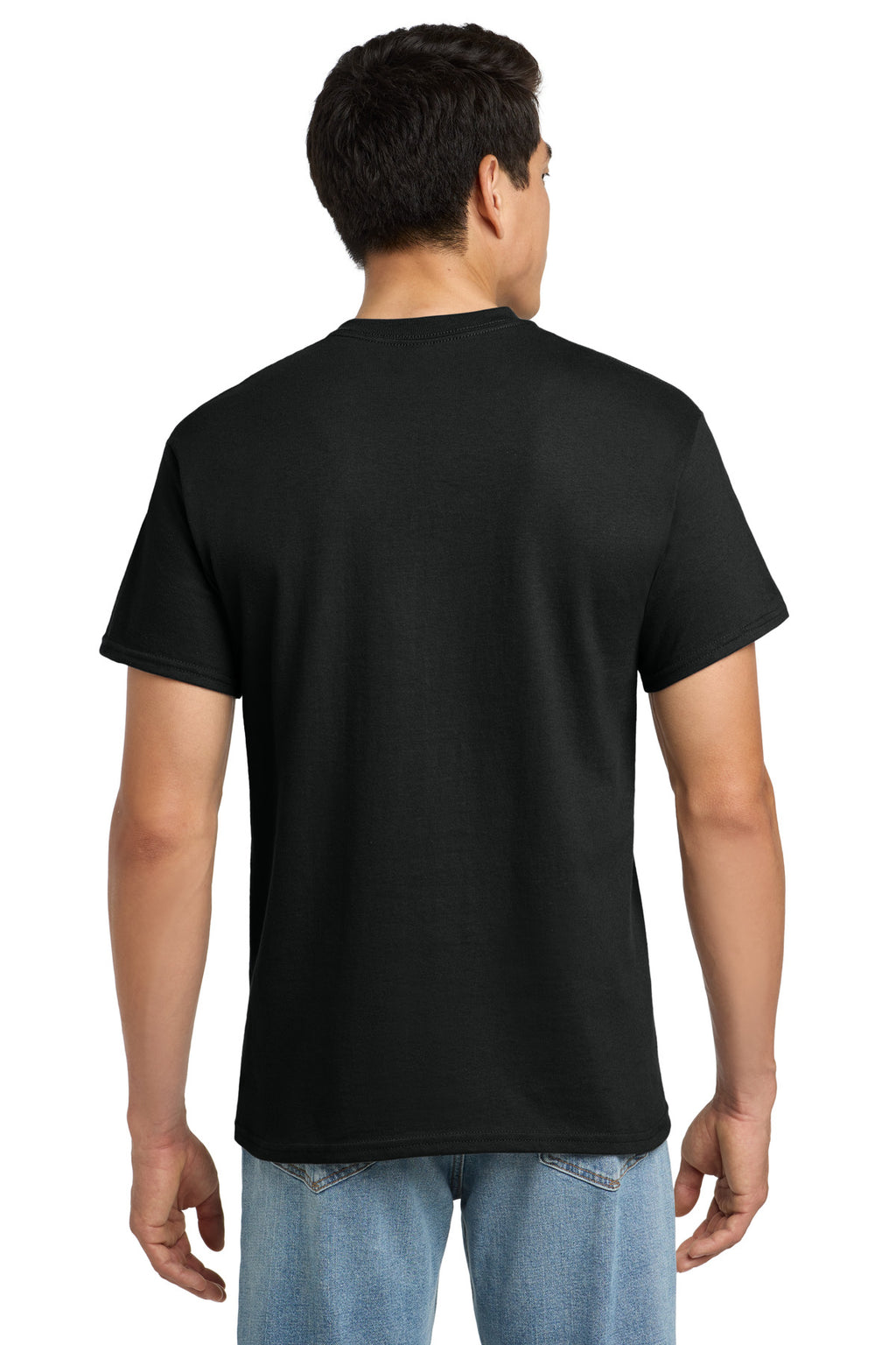 Gildan - Ultra Cotton 100% US Cotton T-Shirt with Pocket. 2300 - Black - back