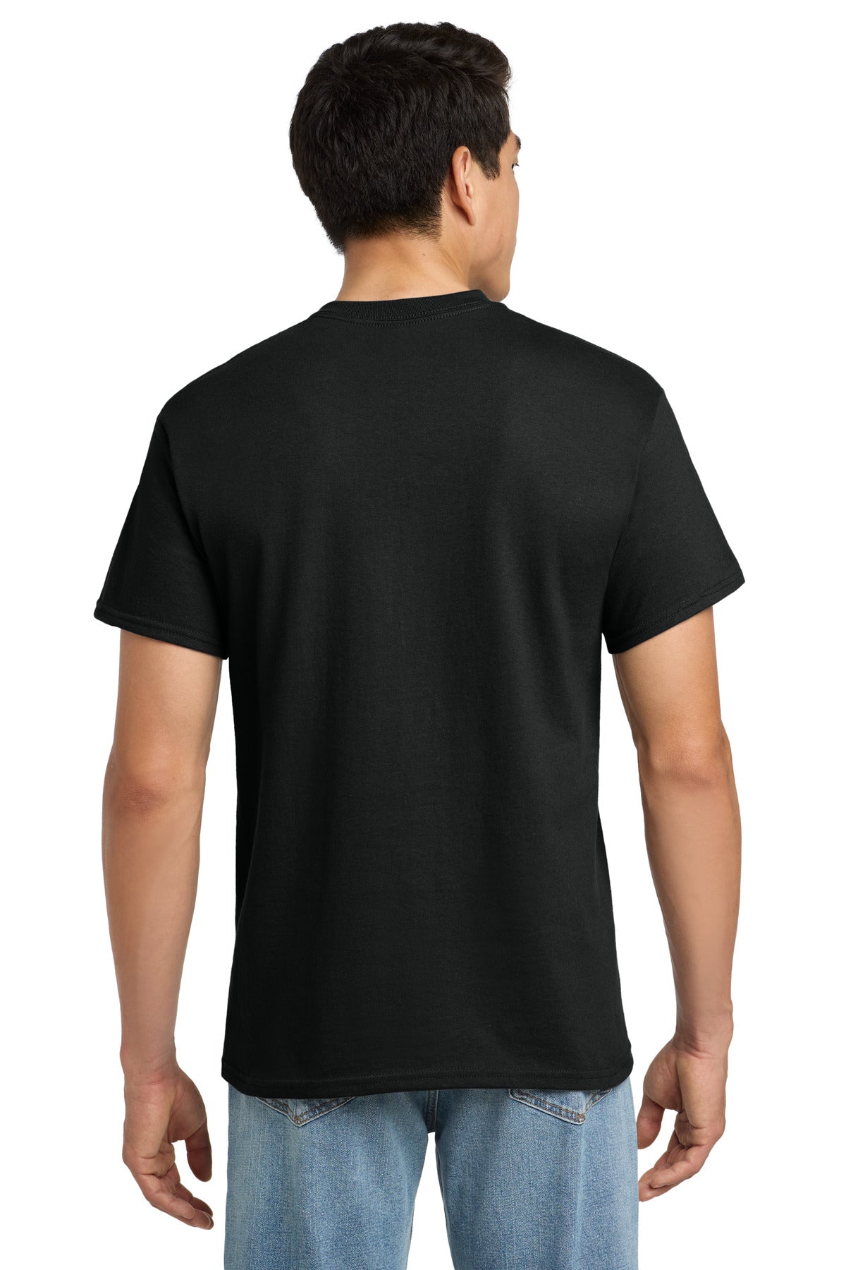 Gildan - Ultra Cotton 100% US Cotton T-Shirt with Pocket. 2300 - Black - back