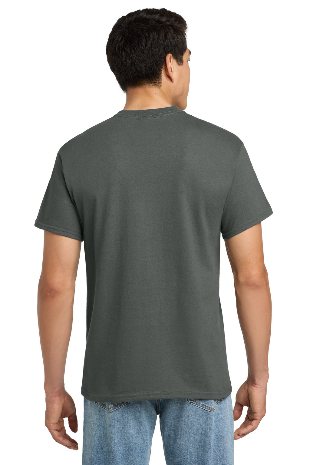 Gildan - Ultra Cotton 100% US Cotton T-Shirt with Pocket. 2300 - Charcoal - back
