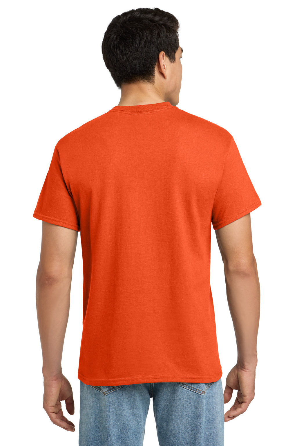 Gildan - Ultra Cotton 100% US Cotton T-Shirt with Pocket. 2300 - Orange - back