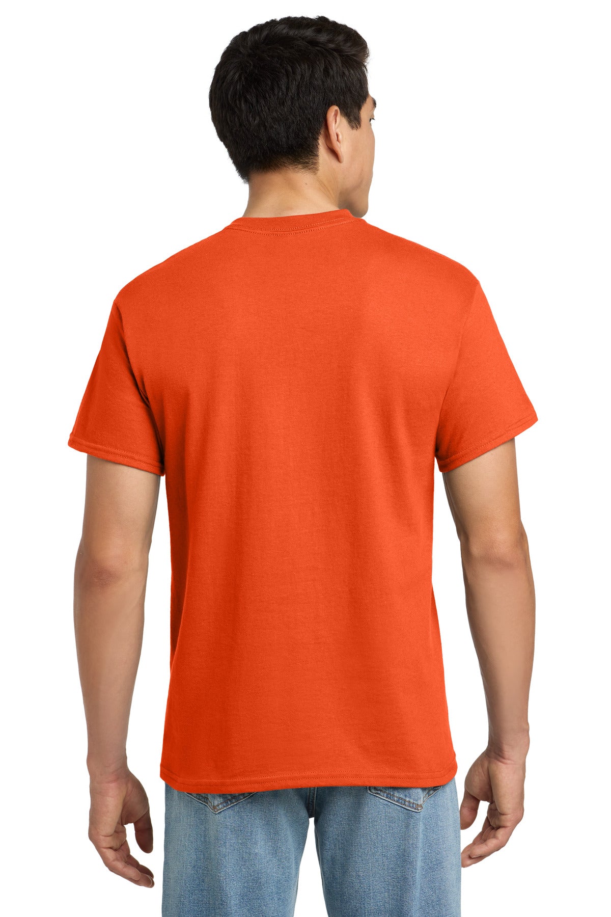 Gildan - Ultra Cotton 100% US Cotton T-Shirt with Pocket. 2300 - Orange - back