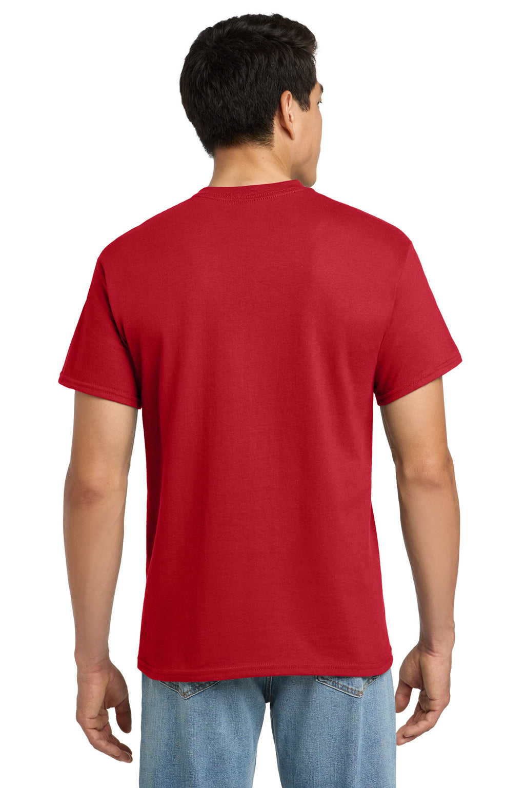 Gildan - Ultra Cotton 100% US Cotton T-Shirt with Pocket. 2300 - Red - back