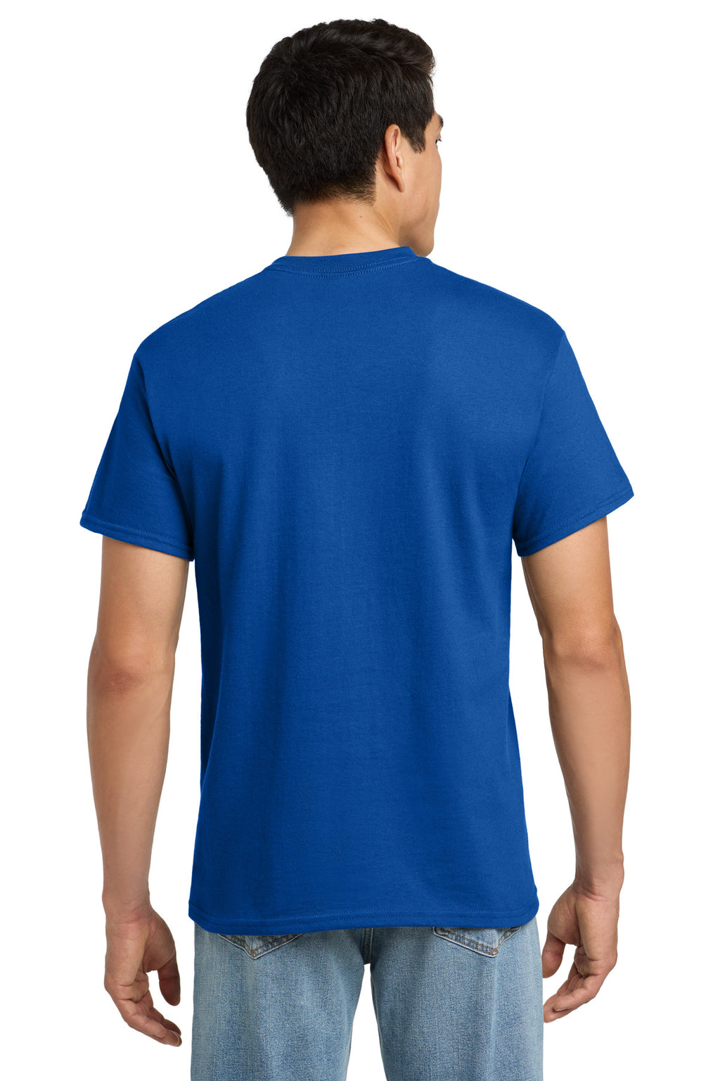 Gildan - Ultra Cotton 100% US Cotton T-Shirt with Pocket. 2300 - Royal - back