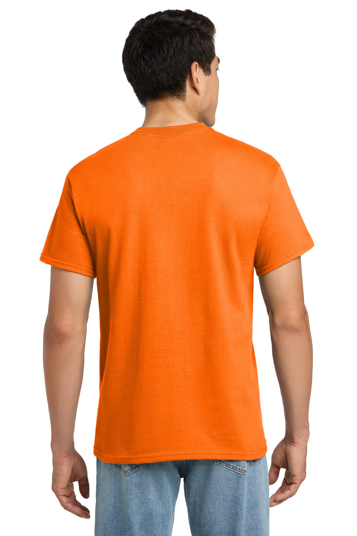 Gildan - Ultra Cotton 100% US Cotton T-Shirt with Pocket. 2300 - S. Orange - back