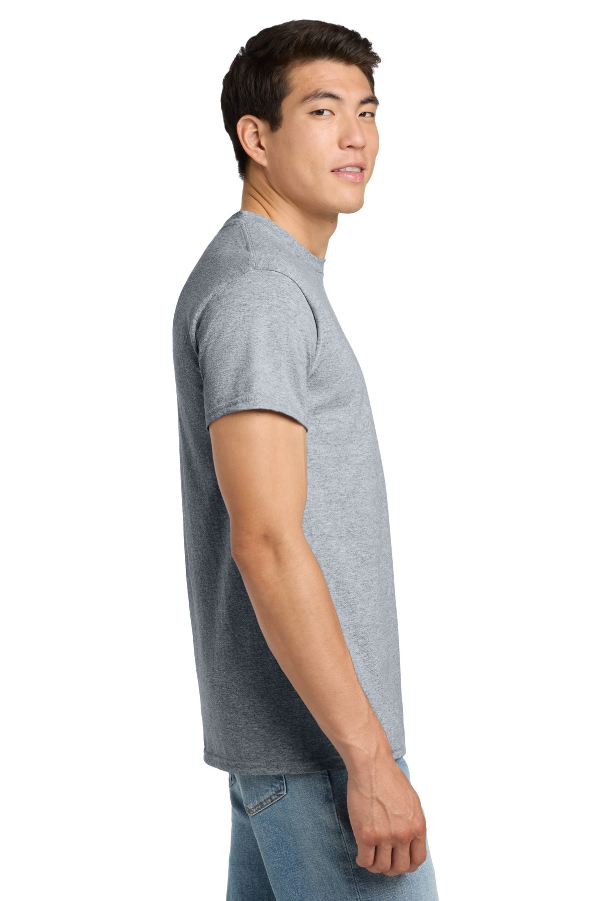Gildan - Ultra Cotton 100% US Cotton T-Shirt with Pocket. 2300 - Sport Grey - side