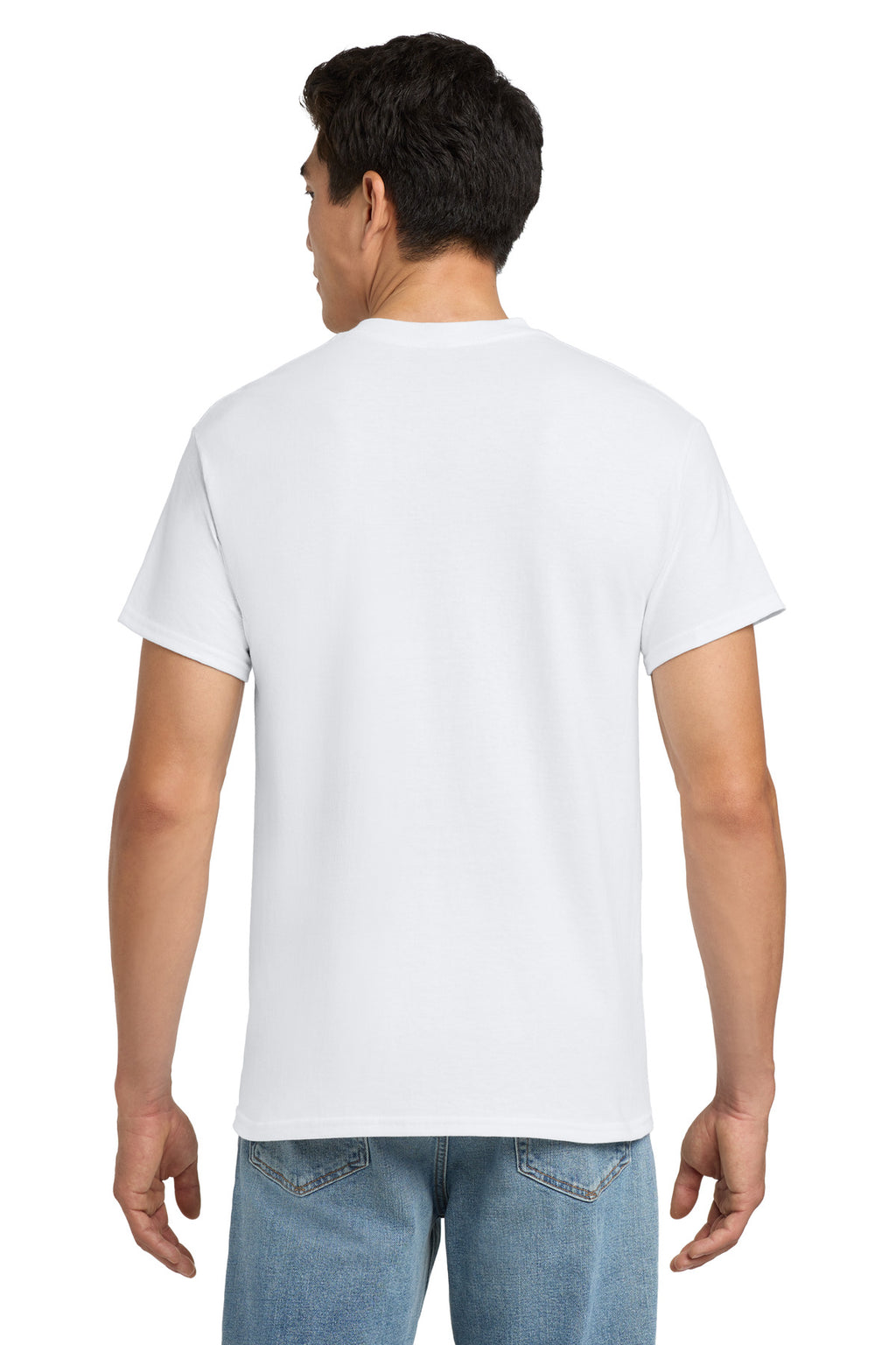 Gildan - Ultra Cotton 100% US Cotton T-Shirt with Pocket. 2300 - White - back