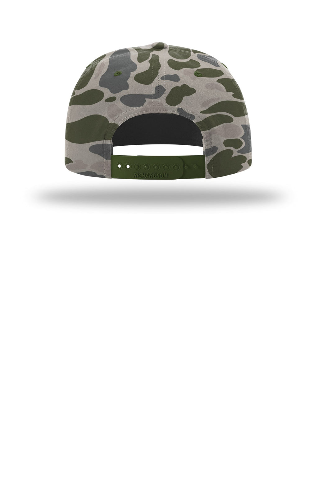 Richardson Printed Umpqua Gramps Cap 256P - Marsh Duck Camo/ Army Olive - back