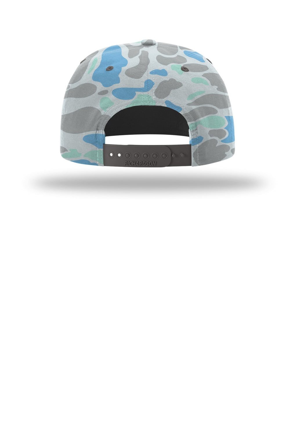 Richardson Printed Umpqua Gramps Cap 256P - Saltwater Duck Camo/ Charcoal - back