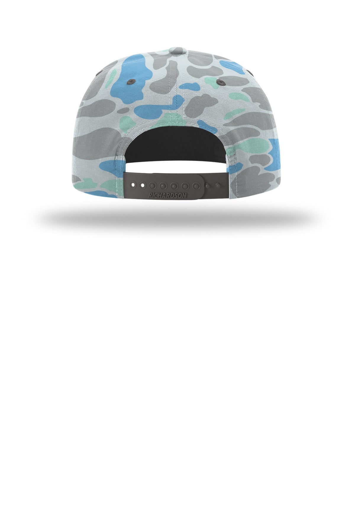 Richardson Printed Umpqua Gramps Cap 256P - Saltwater Duck Camo/ Charcoal - back