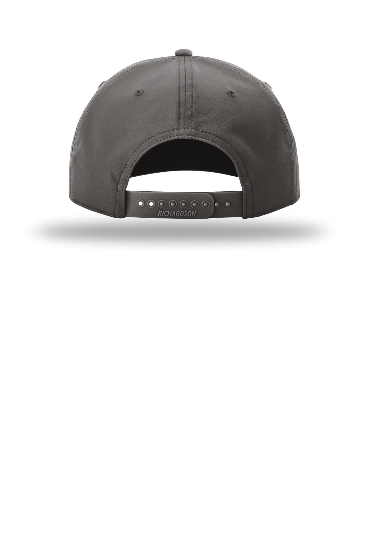 Richardson 5-Panel Classic Rope Cap 258 - Dark Grey/ White - back