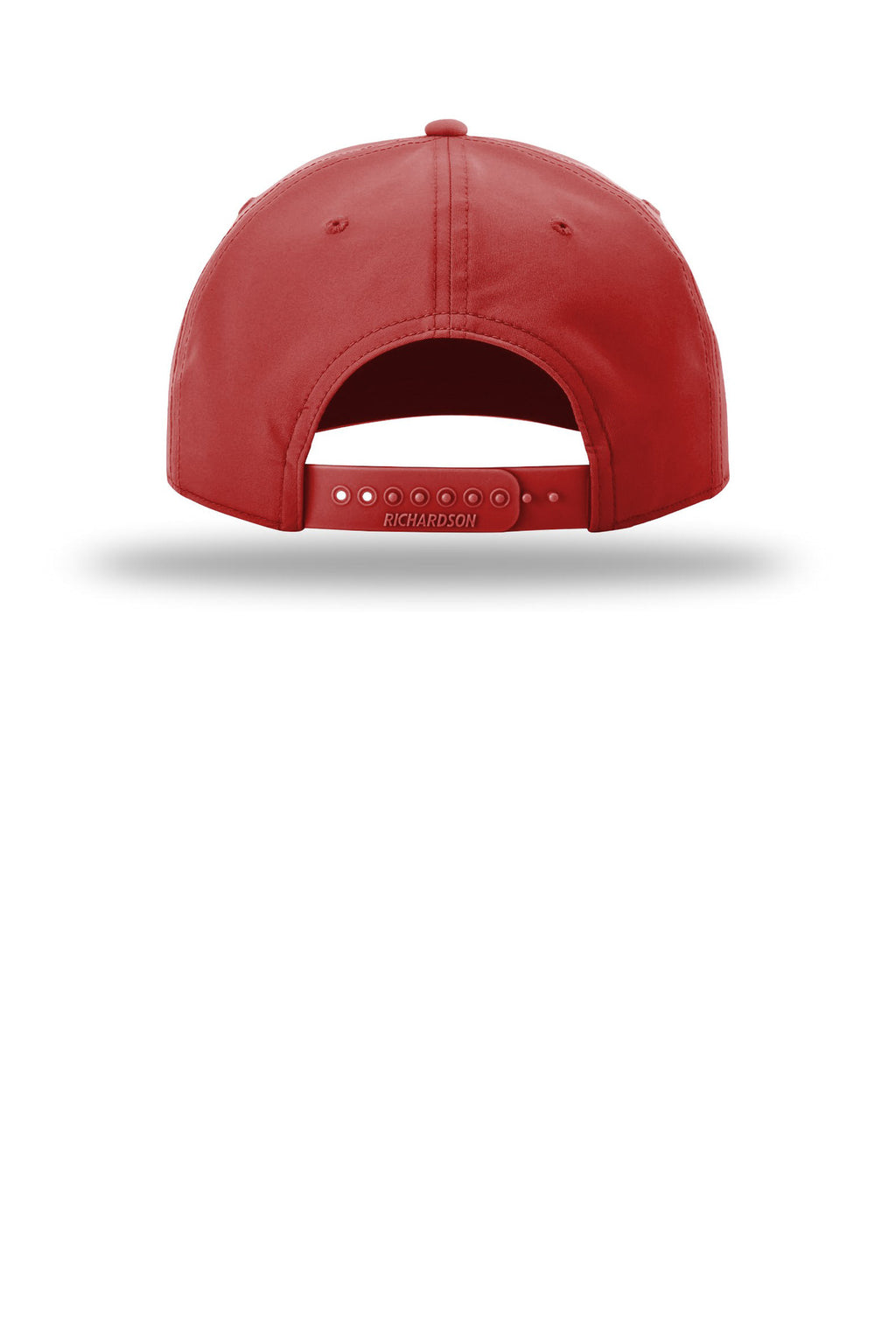 Richardson 5-Panel Classic Rope Cap 258 - Red/ White - back