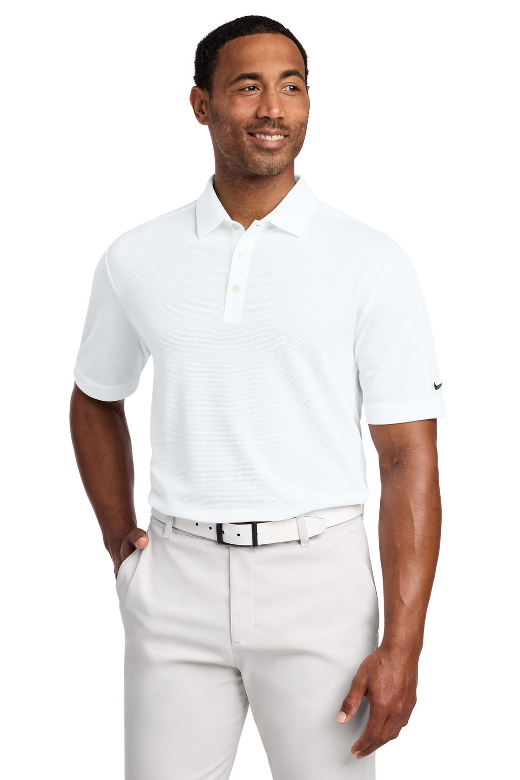 Nike Tech Sport Dri-FIT Polo. 266998 - White - front