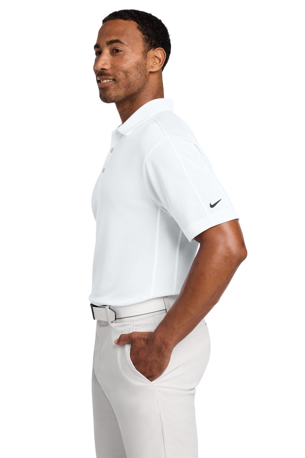 Nike Tech Sport Dri-FIT Polo. 266998 - White - side