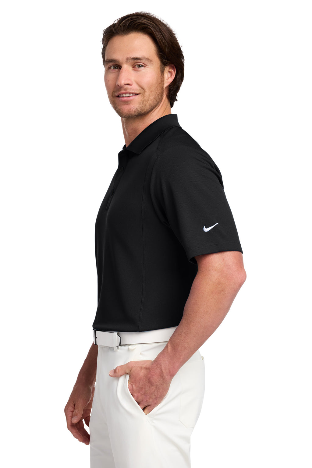 Nike Dri-FIT Classic Polo. 267020 - Black - side