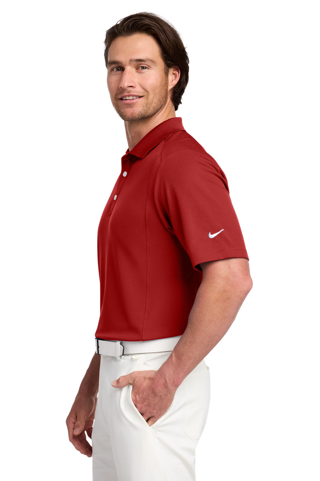 Nike Dri-FIT Classic Polo. 267020 - Varsity Red - side