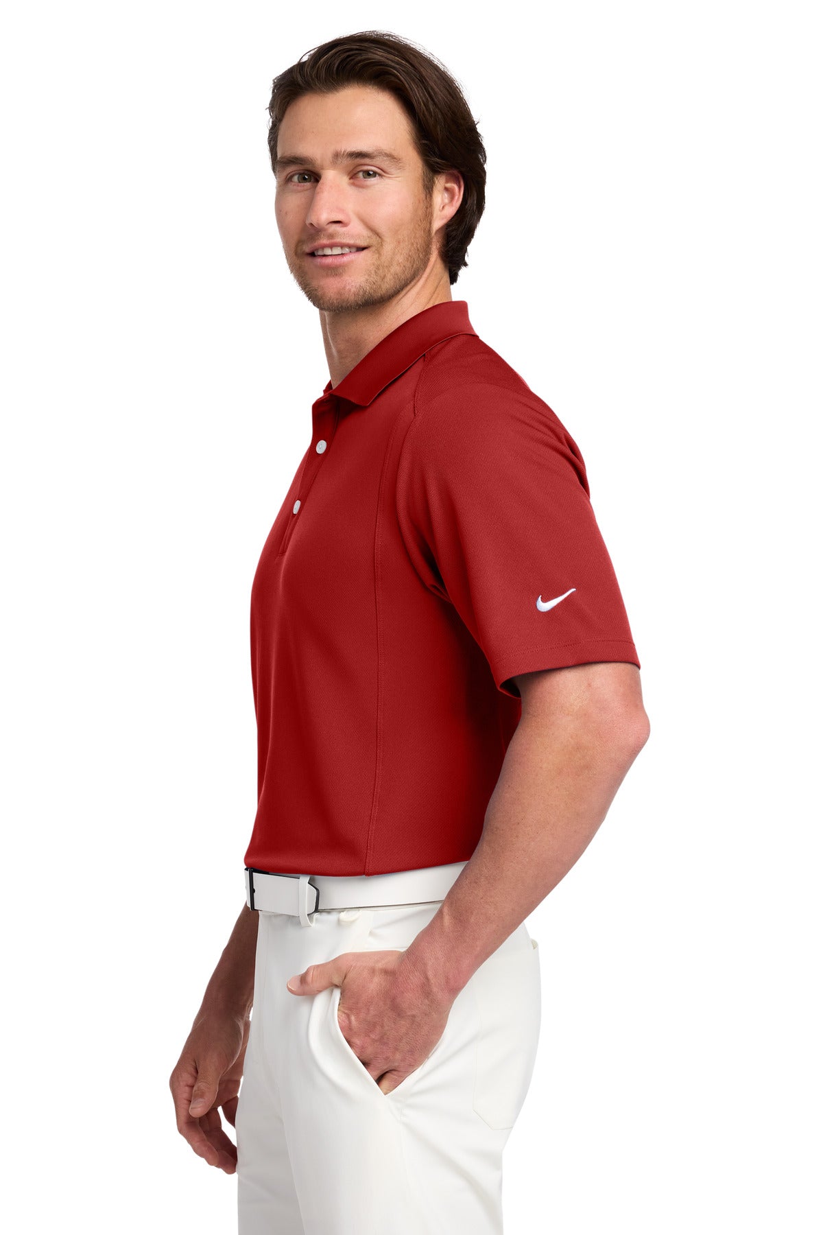 Nike Dri-FIT Classic Polo. 267020 - Varsity Red - side