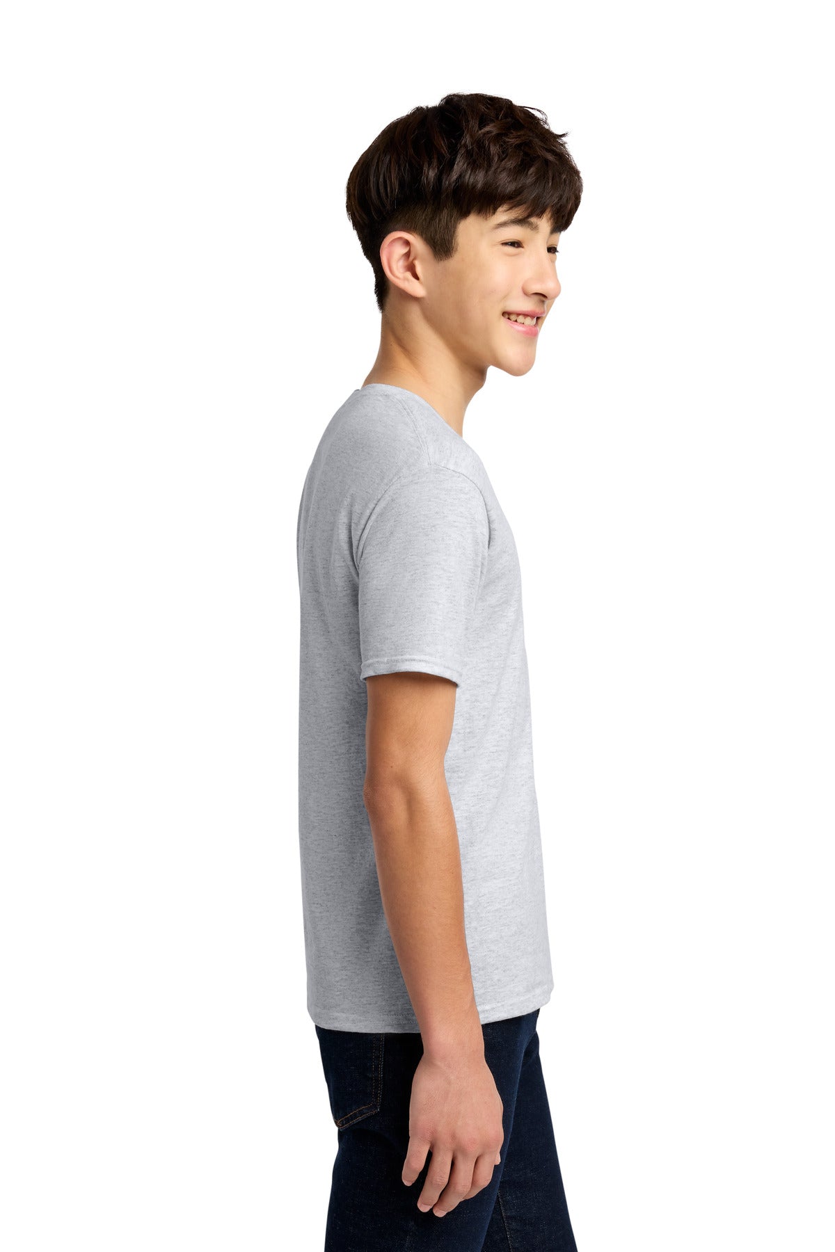 Jerzees - Youth Dri-Power 50/50 Cotton/Poly T-Shirt. 29B - Ash - side
