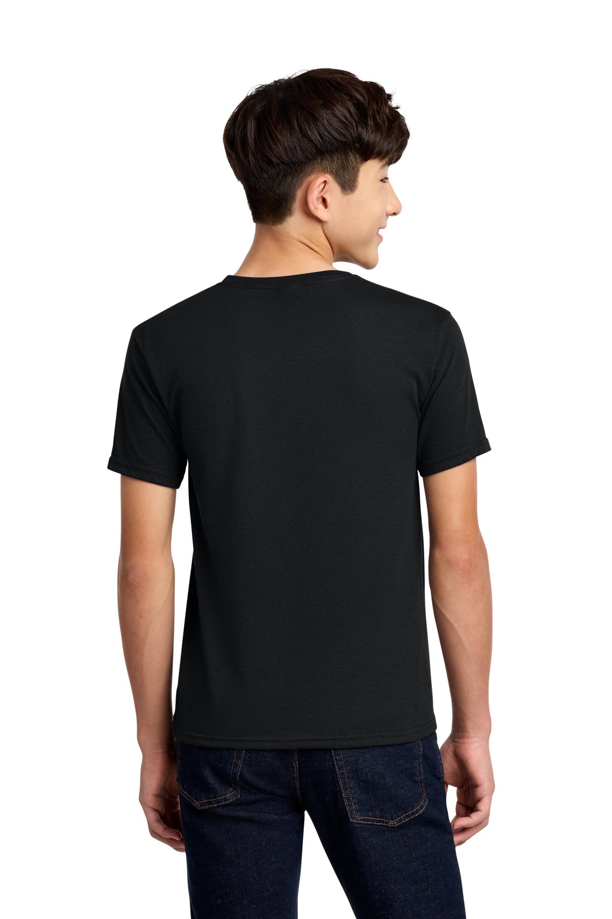 Jerzees - Youth Dri-Power 50/50 Cotton/Poly T-Shirt. 29B - Black - back