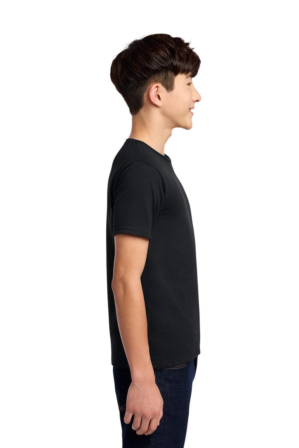 Jerzees - Youth Dri-Power 50/50 Cotton/Poly T-Shirt. 29B - Black - side