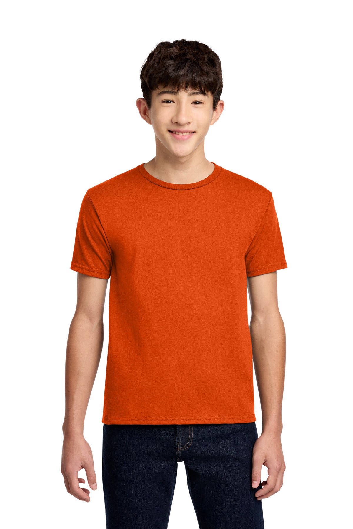 Jerzees - Youth Dri-Power 50/50 Cotton/Poly T-Shirt. 29B - Burnt Orange - front