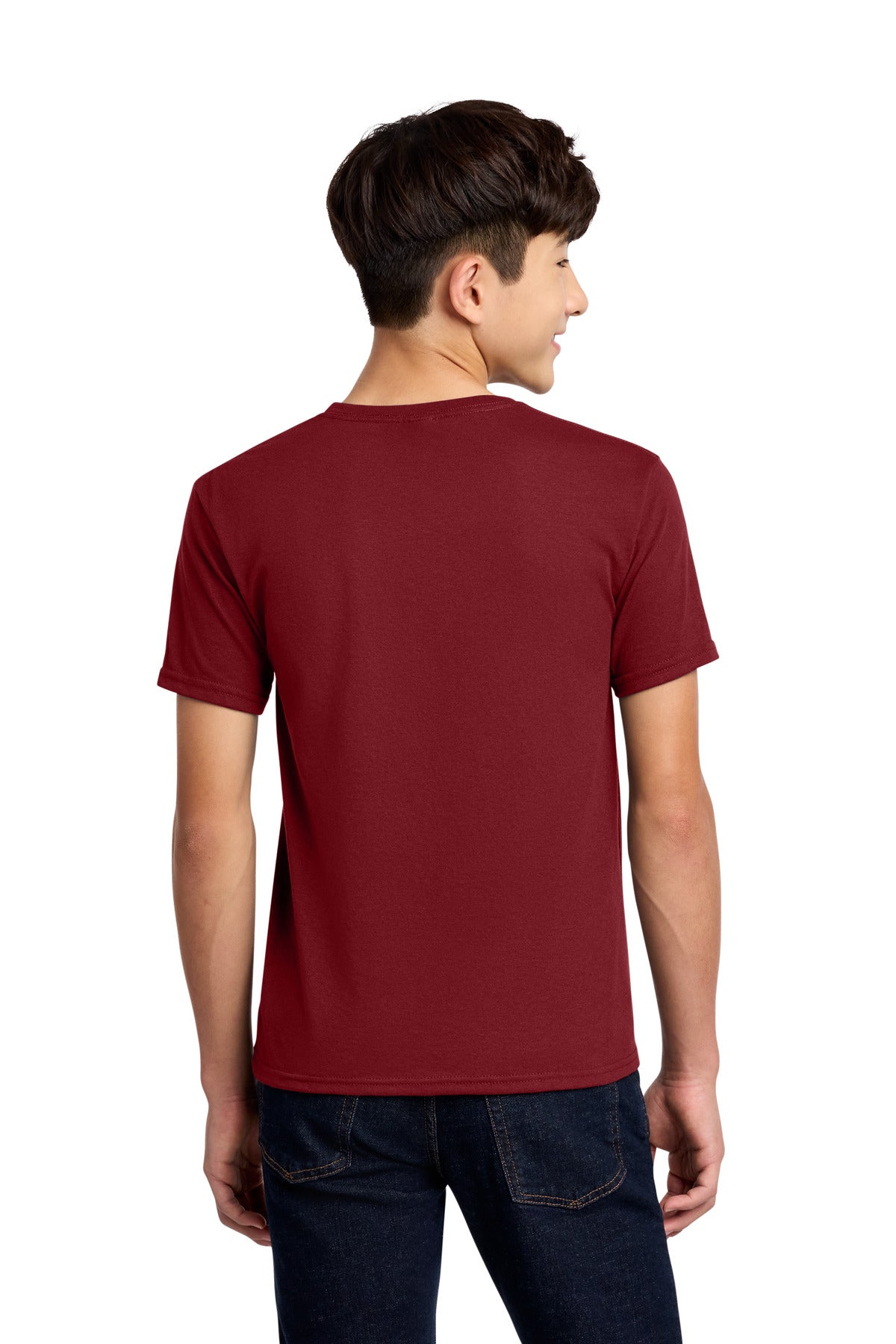 Jerzees - Youth Dri-Power 50/50 Cotton/Poly T-Shirt. 29B - Cardinal - back