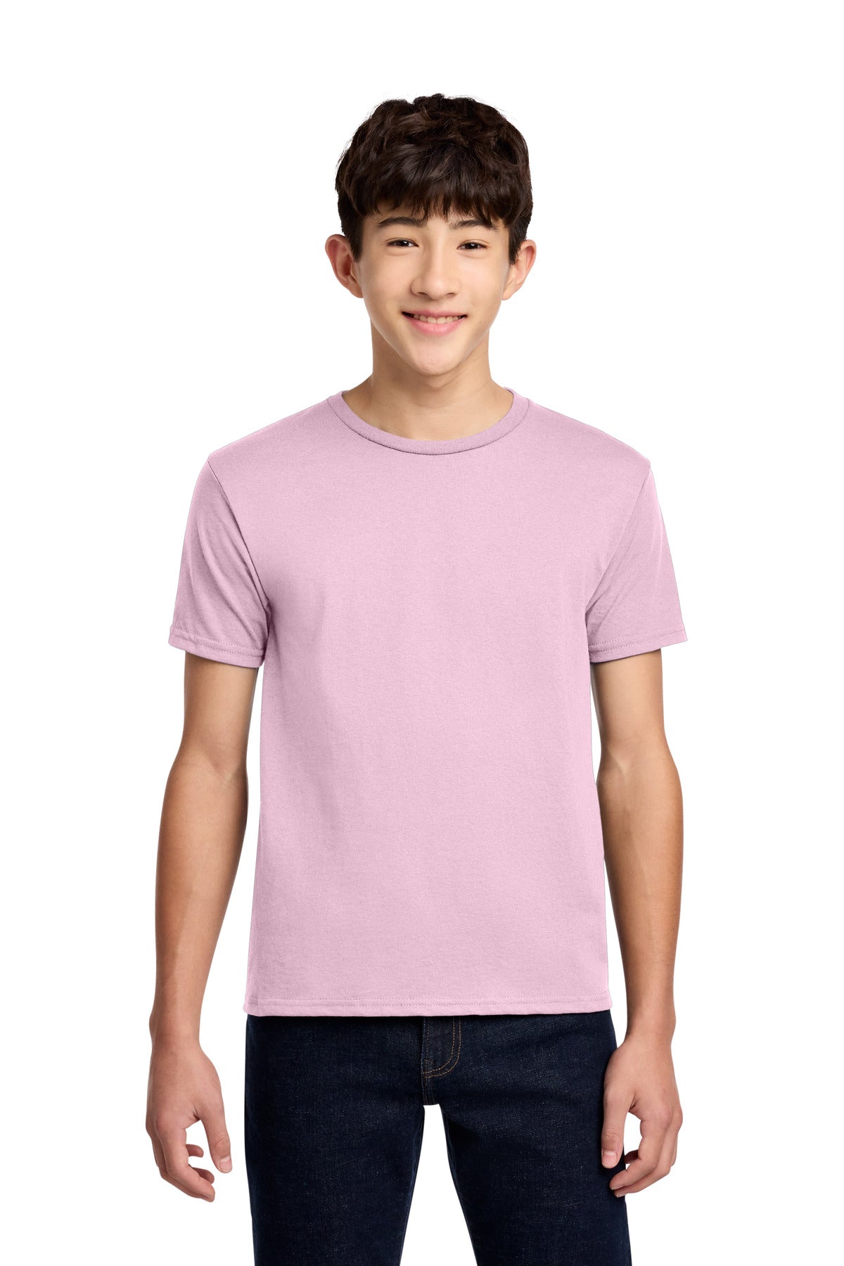 Jerzees - Youth Dri-Power 50/50 Cotton/Poly T-Shirt. 29B - Classic Pink - front