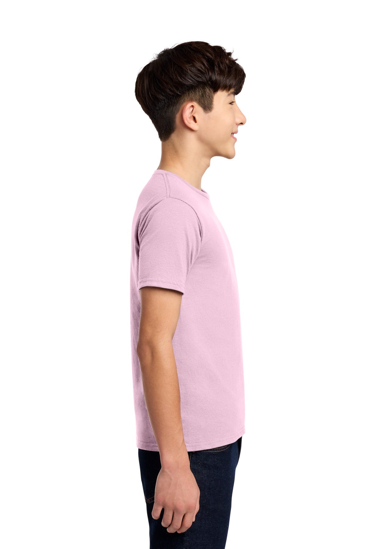 Jerzees - Youth Dri-Power 50/50 Cotton/Poly T-Shirt. 29B - Classic Pink - side