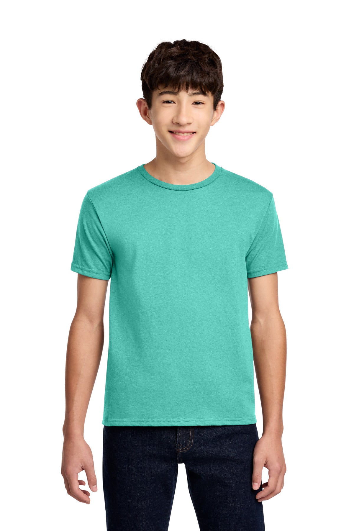 Jerzees - Youth Dri-Power 50/50 Cotton/Poly T-Shirt. 29B - Cool Mint - front