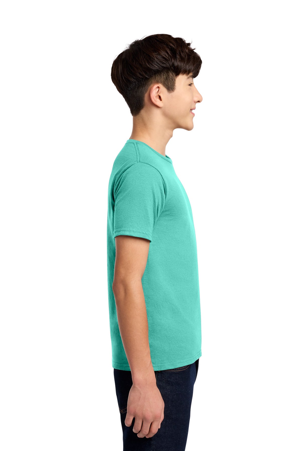 Jerzees - Youth Dri-Power 50/50 Cotton/Poly T-Shirt. 29B - Cool Mint - side