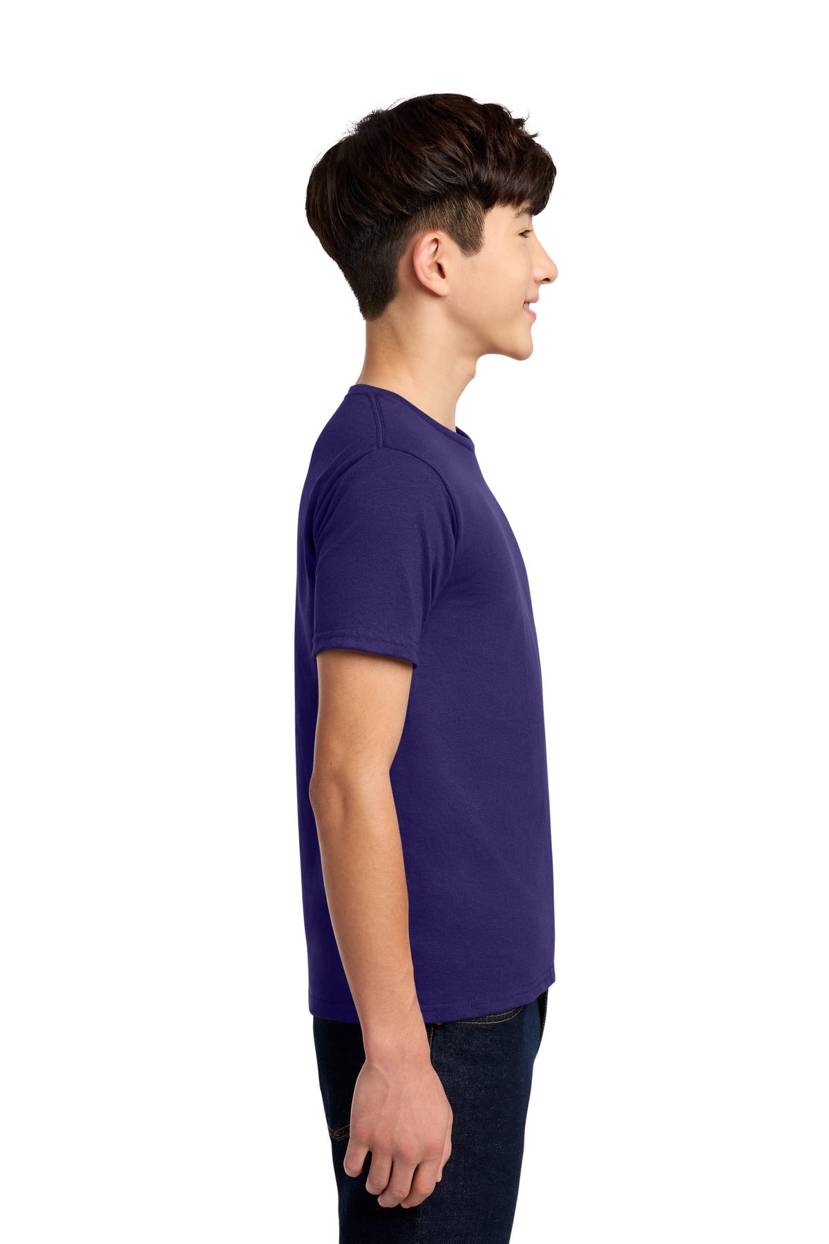 Jerzees - Youth Dri-Power 50/50 Cotton/Poly T-Shirt. 29B - Deep Purple - side