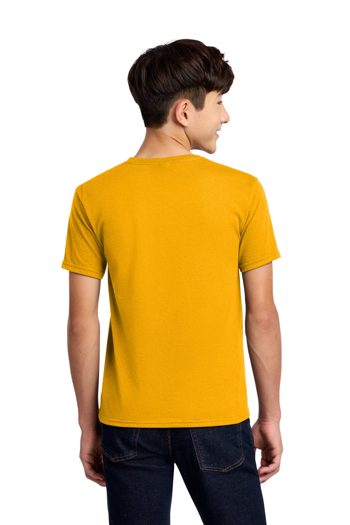 Jerzees - Youth Dri-Power 50/50 Cotton/Poly T-Shirt. 29B - Gold - back