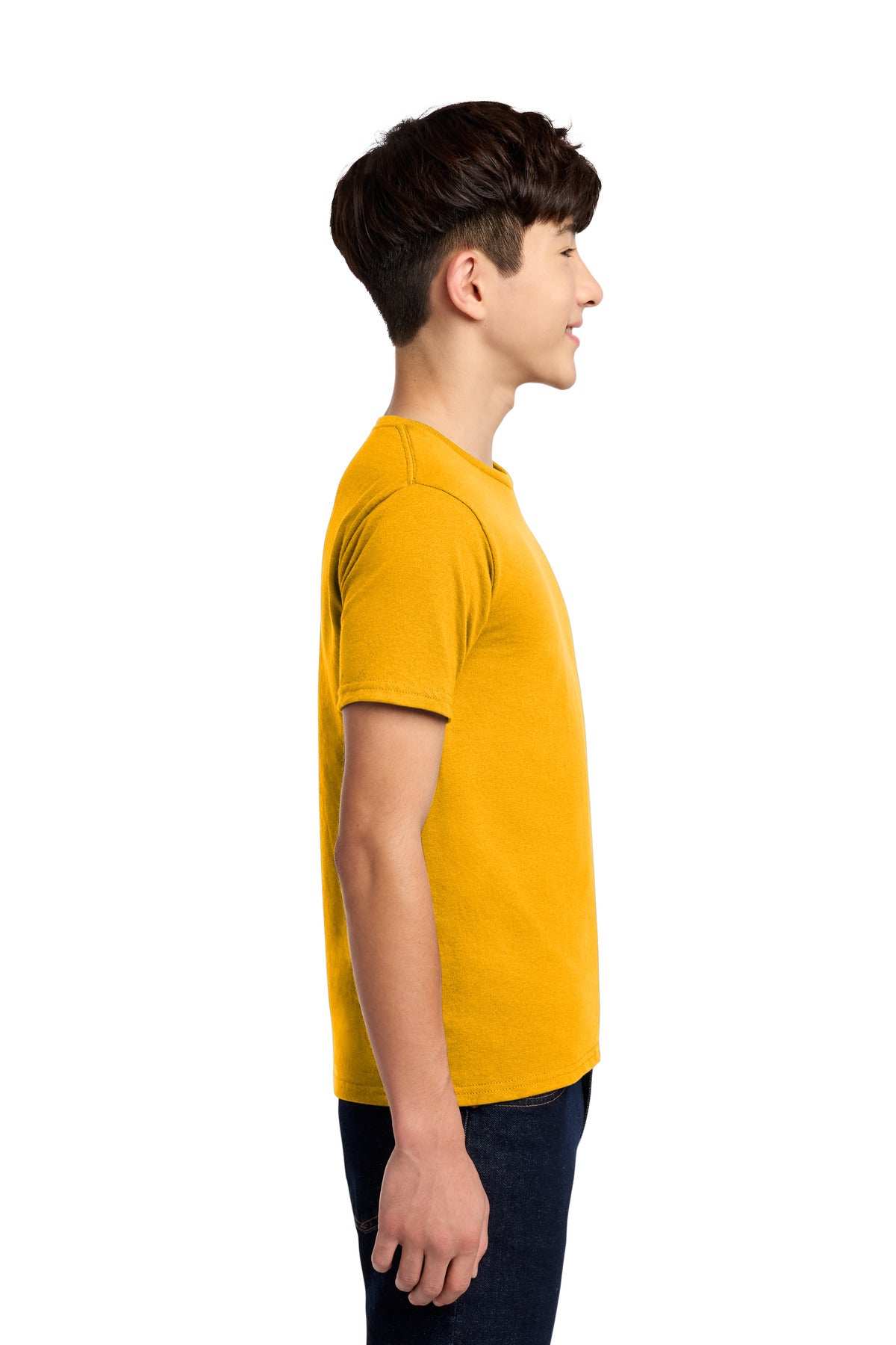 Jerzees - Youth Dri-Power 50/50 Cotton/Poly T-Shirt. 29B - Gold - side
