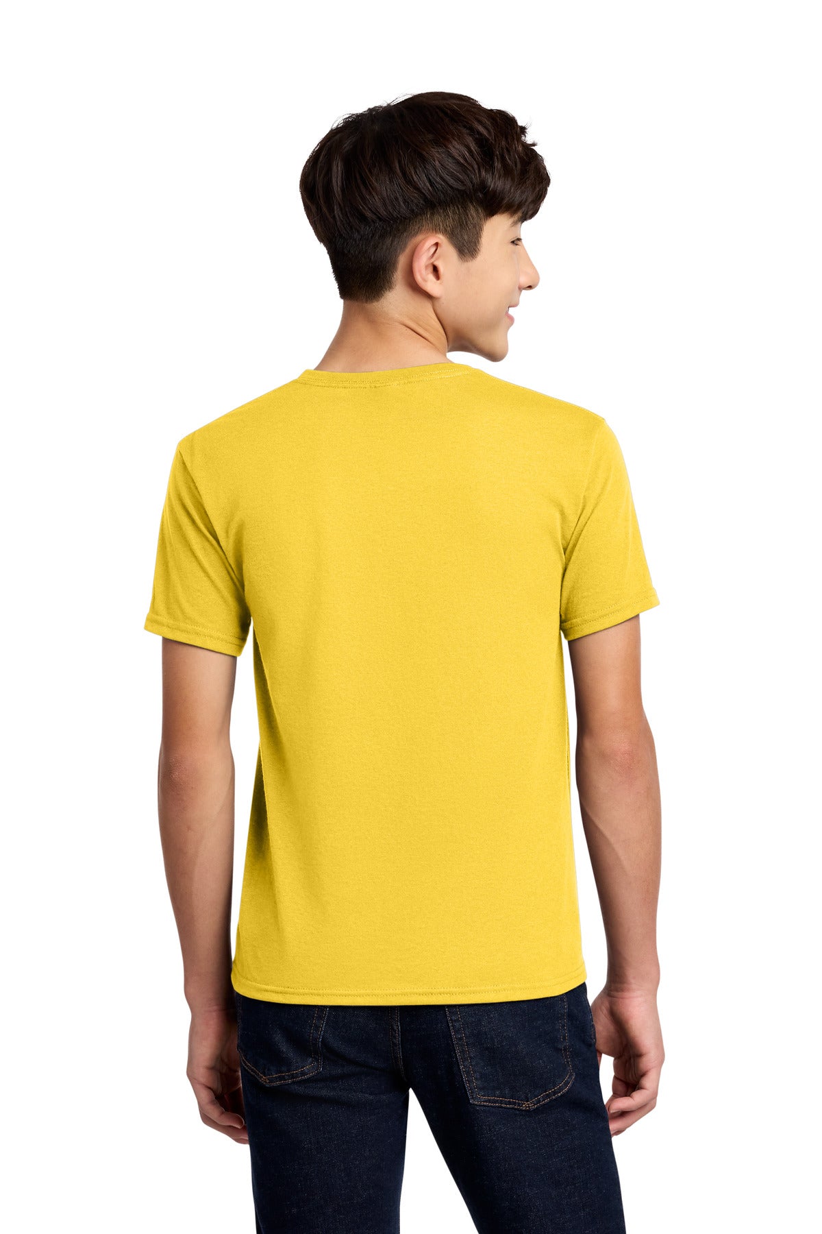 Jerzees - Youth Dri-Power 50/50 Cotton/Poly T-Shirt. 29B - Island Yellow - back
