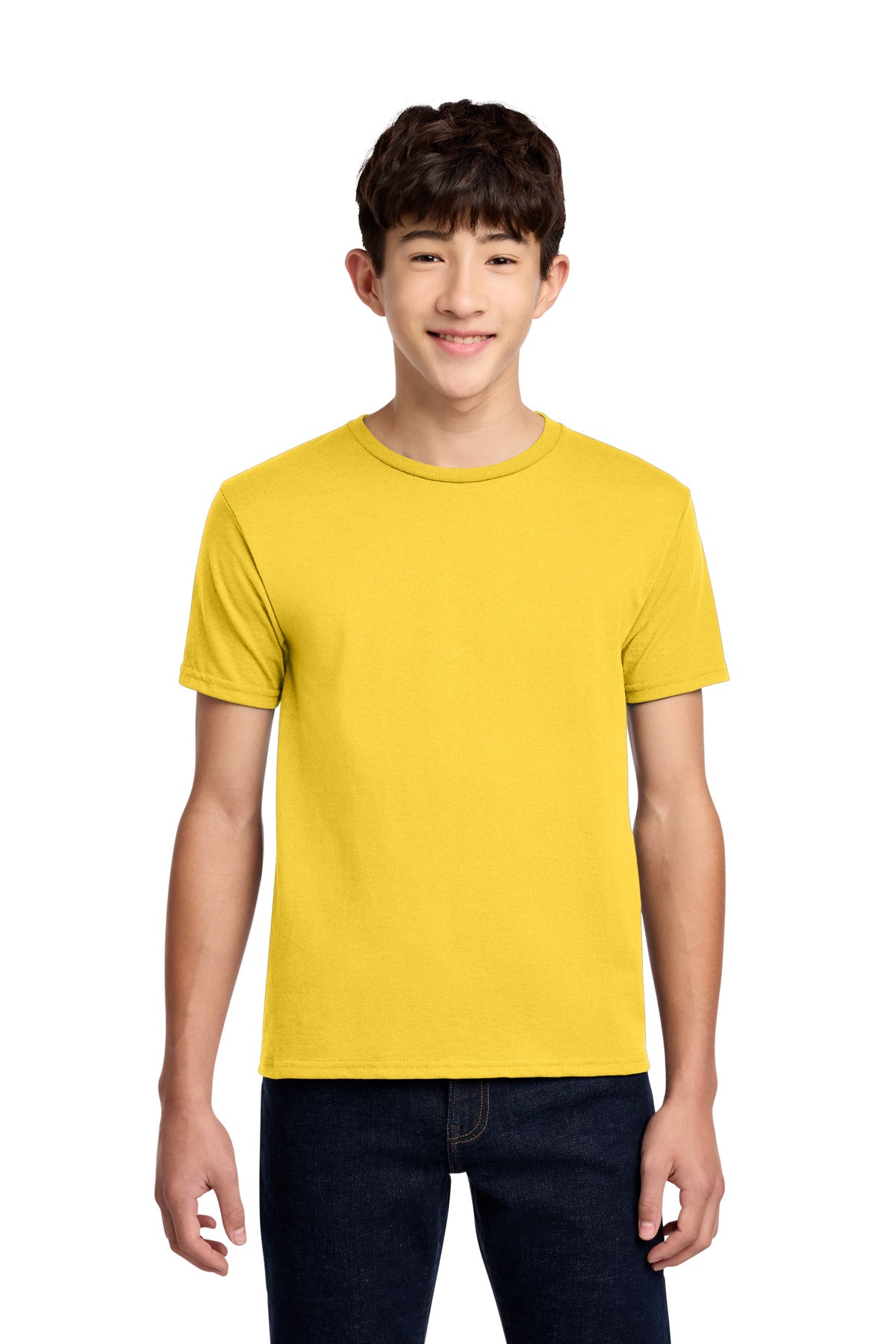 Jerzees - Youth Dri-Power 50/50 Cotton/Poly T-Shirt. 29B - Island Yellow - front
