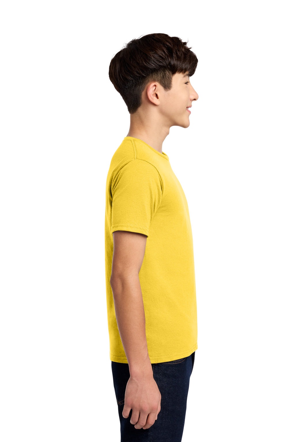 Jerzees - Youth Dri-Power 50/50 Cotton/Poly T-Shirt. 29B - Island Yellow - side