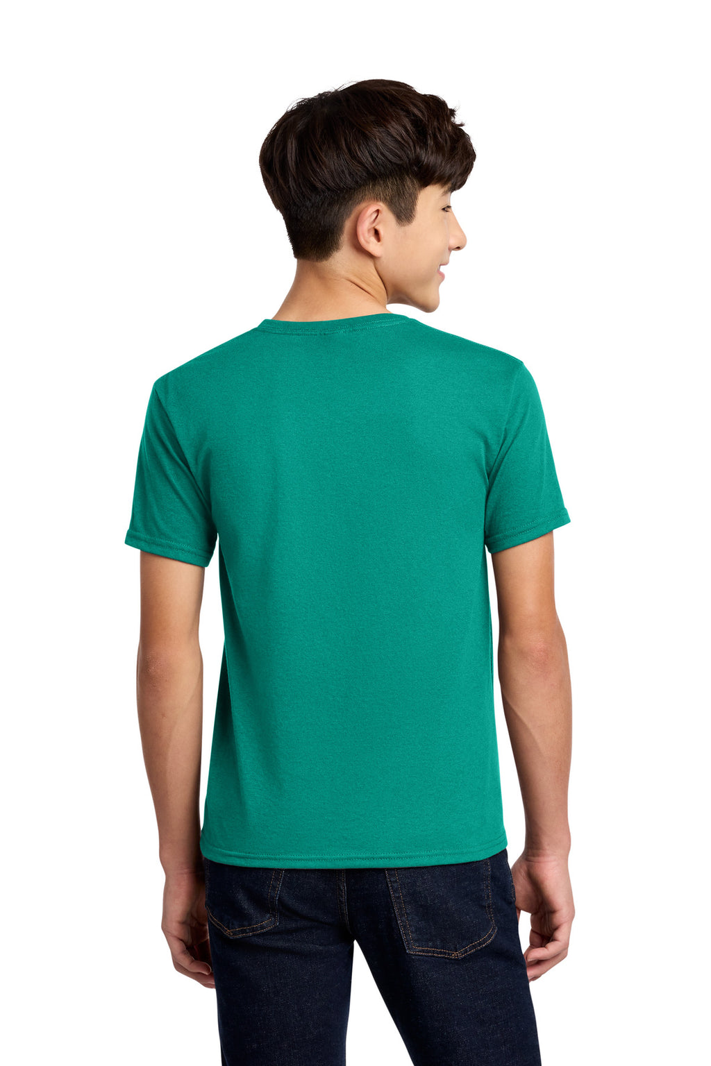Jerzees - Youth Dri-Power 50/50 Cotton/Poly T-Shirt. 29B - Jade - back