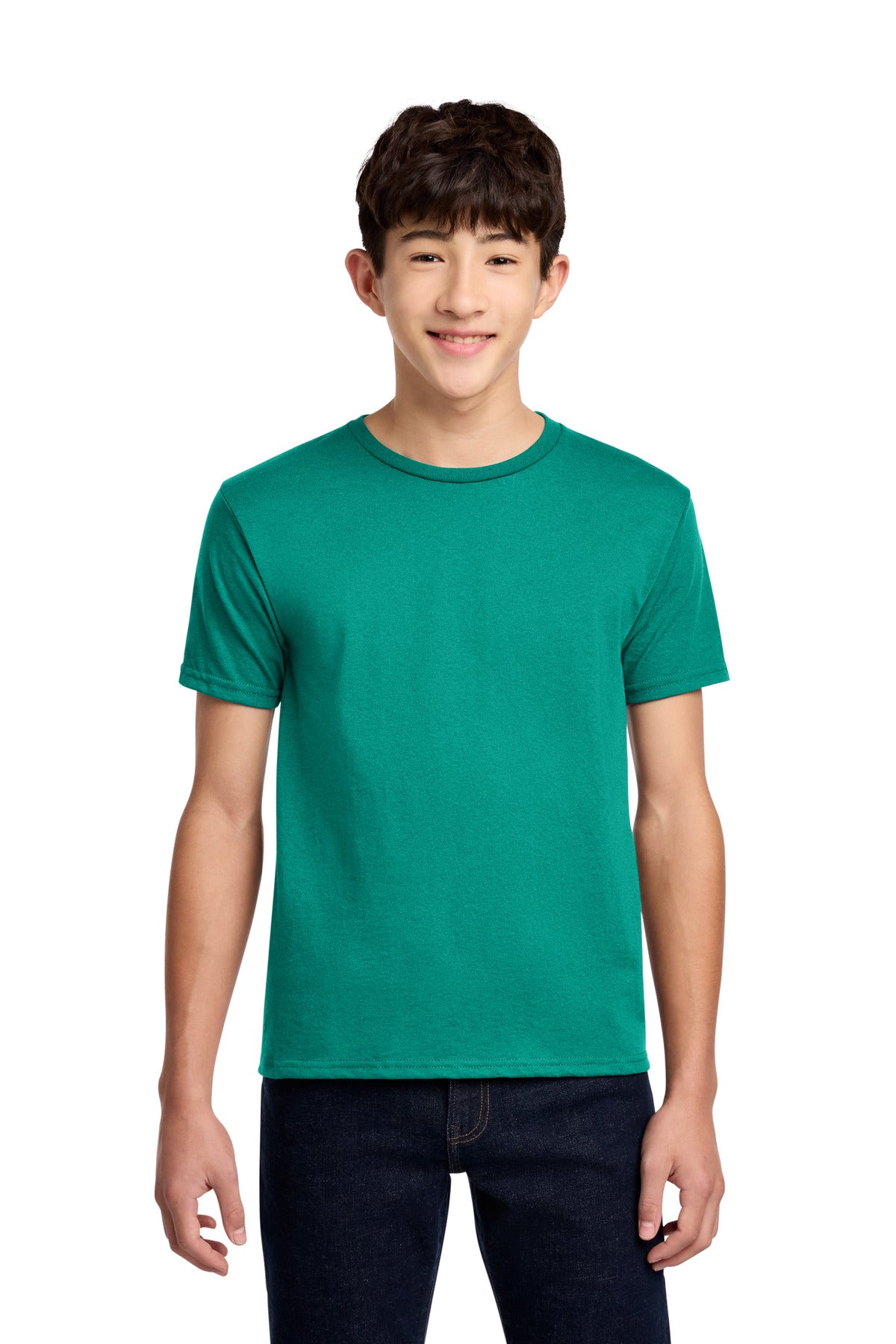 Jerzees - Youth Dri-Power 50/50 Cotton/Poly T-Shirt. 29B - Jade - front