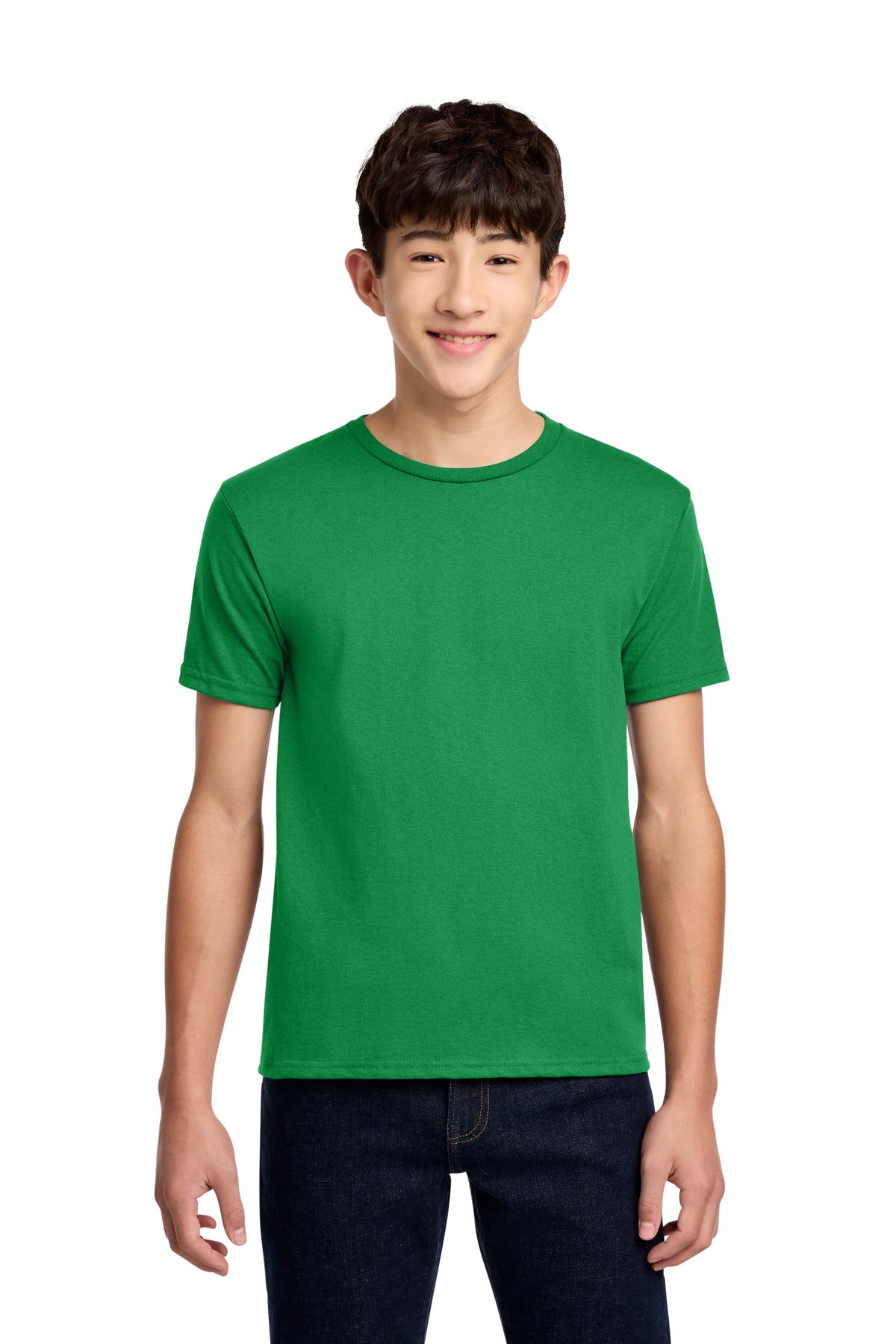 Jerzees - Youth Dri-Power 50/50 Cotton/Poly T-Shirt. 29B - Kelly - front