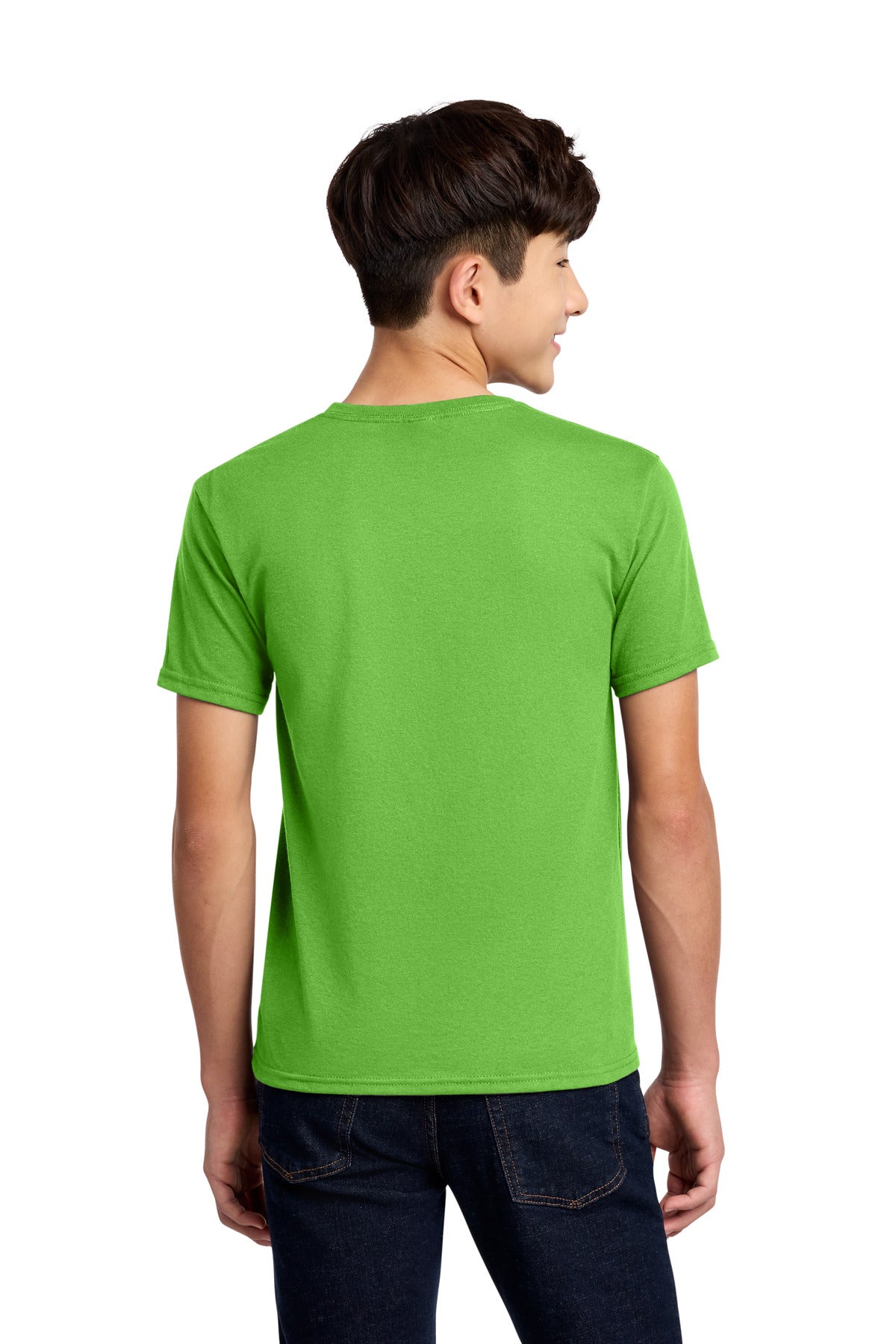 Jerzees - Youth Dri-Power 50/50 Cotton/Poly T-Shirt. 29B - Kiwi - back