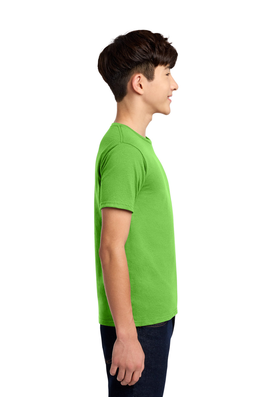 Jerzees - Youth Dri-Power 50/50 Cotton/Poly T-Shirt. 29B - Kiwi - side