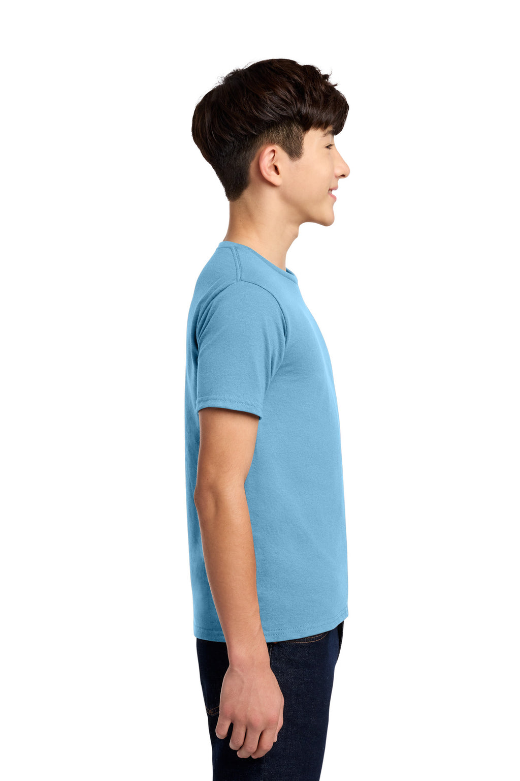 Jerzees - Youth Dri-Power 50/50 Cotton/Poly T-Shirt. 29B - Light Blue - side