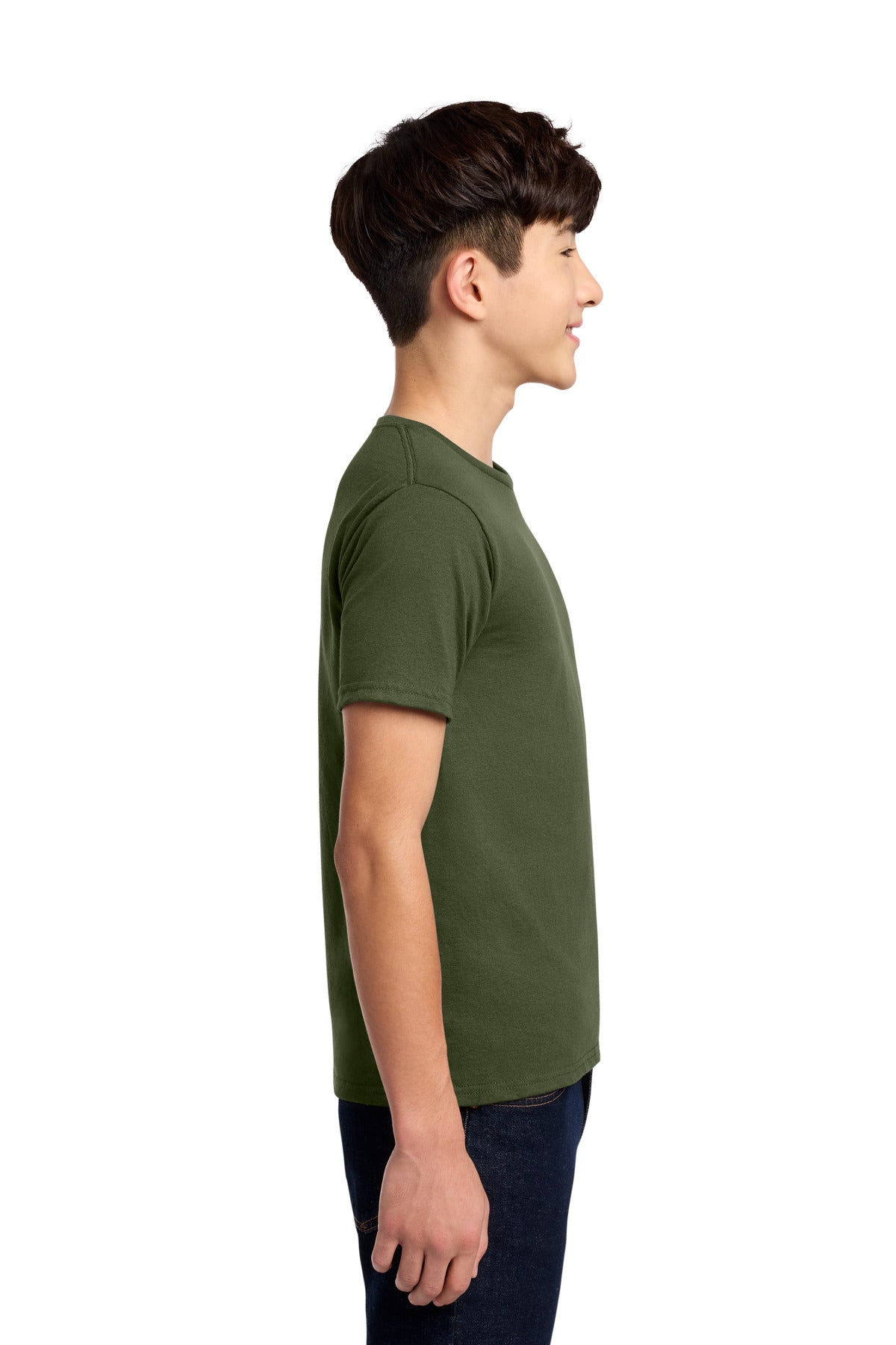 Jerzees - Youth Dri-Power 50/50 Cotton/Poly T-Shirt. 29B - Military Green - side