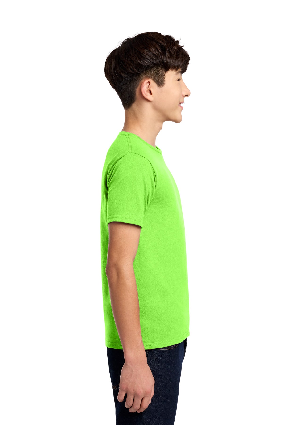 Jerzees - Youth Dri-Power 50/50 Cotton/Poly T-Shirt. 29B - Neon Green - side
