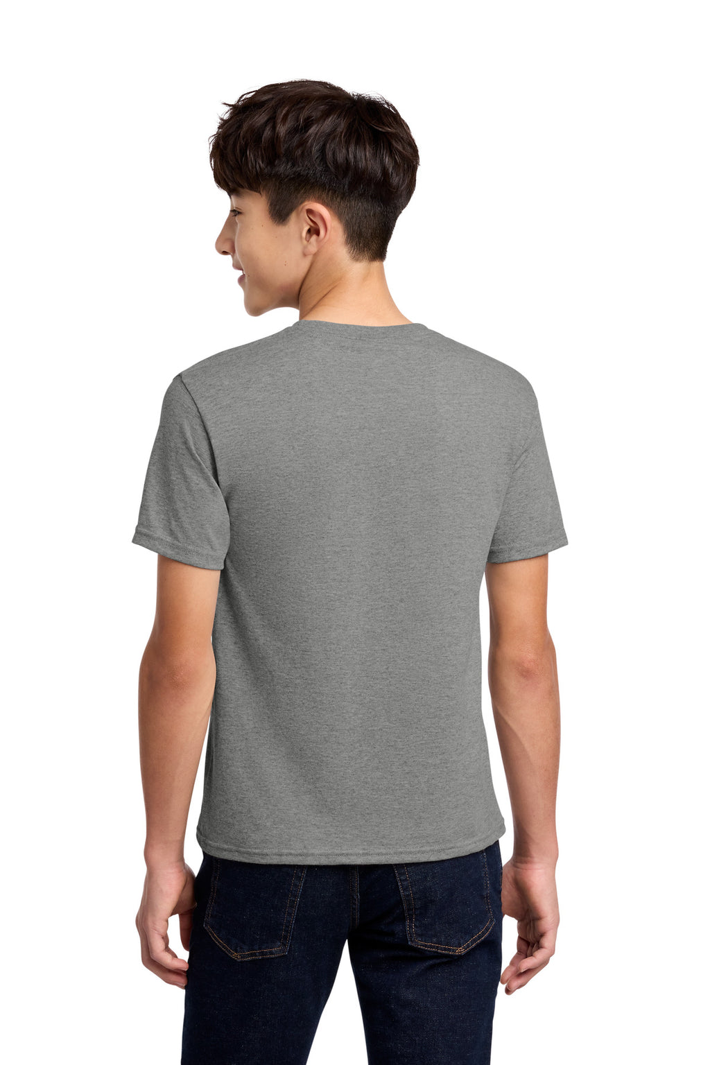 Jerzees - Youth Dri-Power 50/50 Cotton/Poly T-Shirt. 29B - Oxford - back