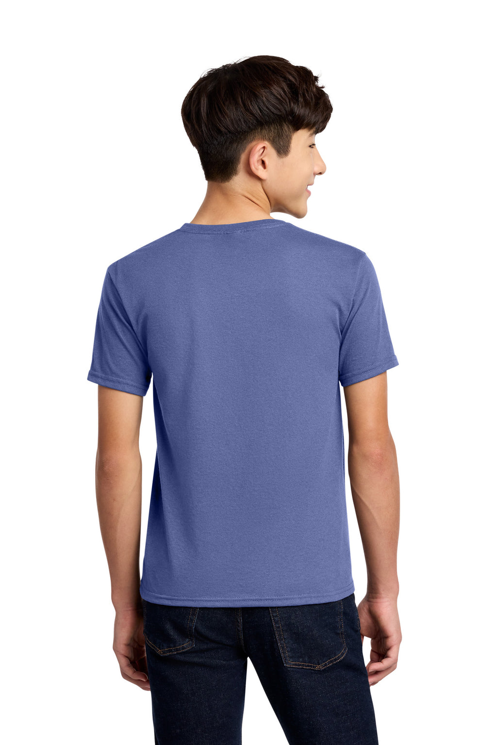 Jerzees - Youth Dri-Power 50/50 Cotton/Poly T-Shirt. 29B - Violet - back