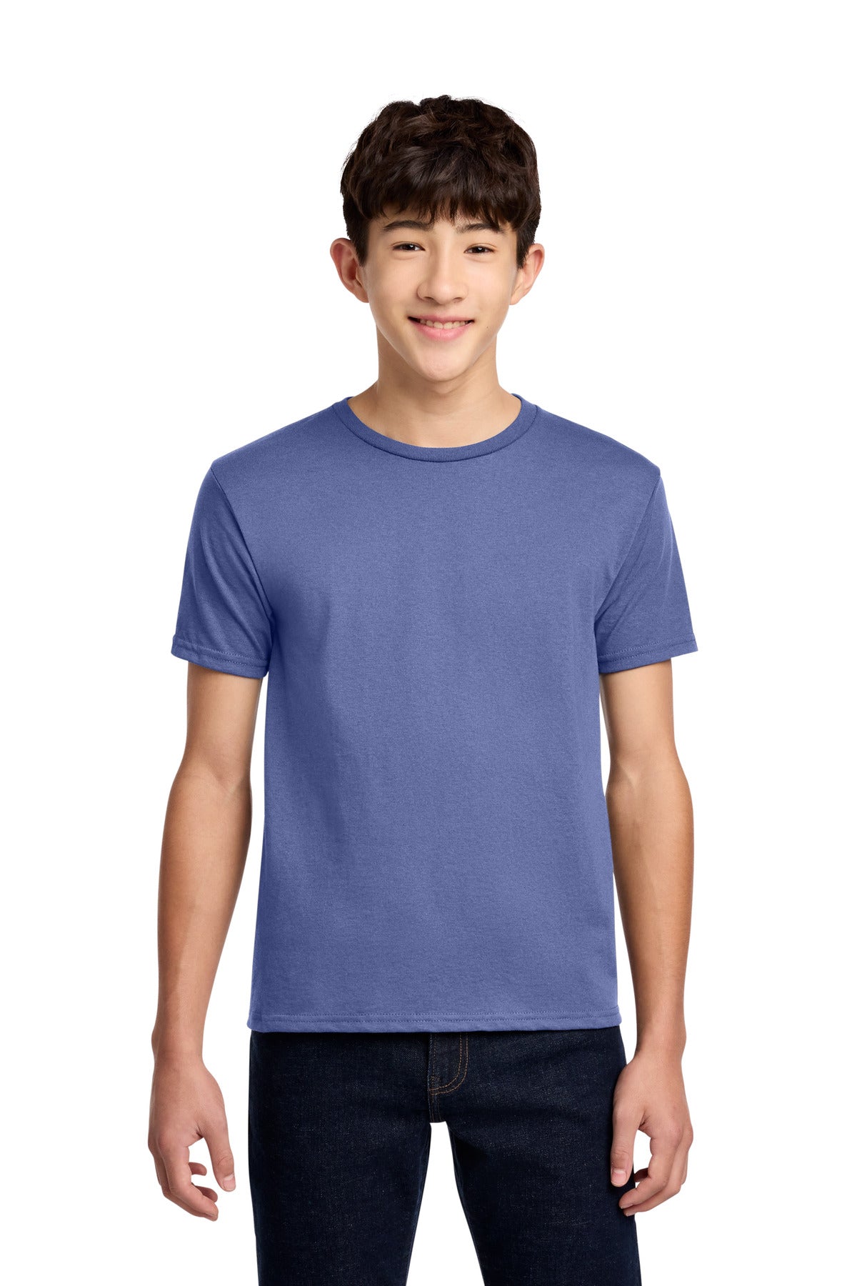 Jerzees - Youth Dri-Power 50/50 Cotton/Poly T-Shirt. 29B - Violet - front