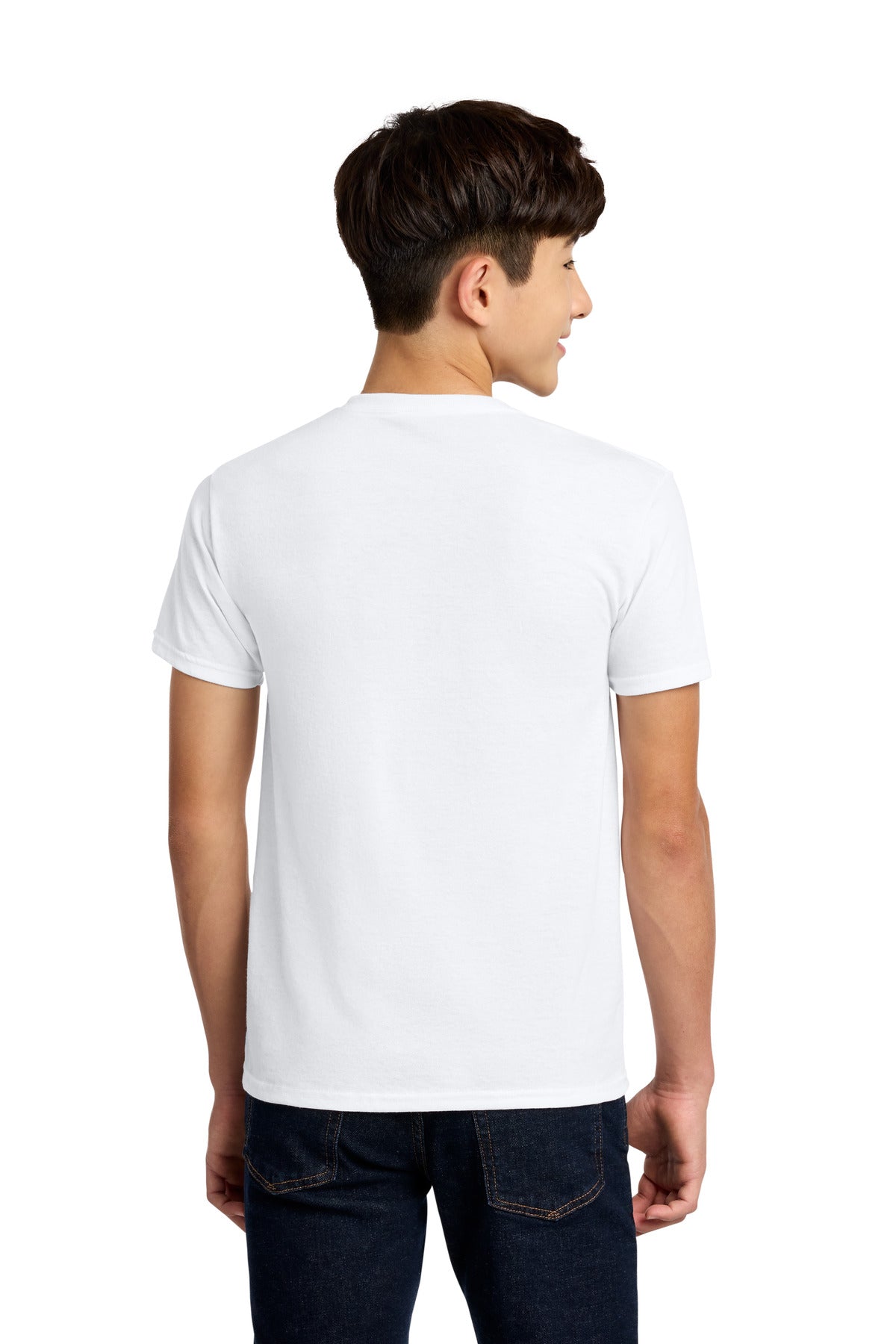Jerzees - Youth Dri-Power 50/50 Cotton/Poly T-Shirt. 29B - White - back