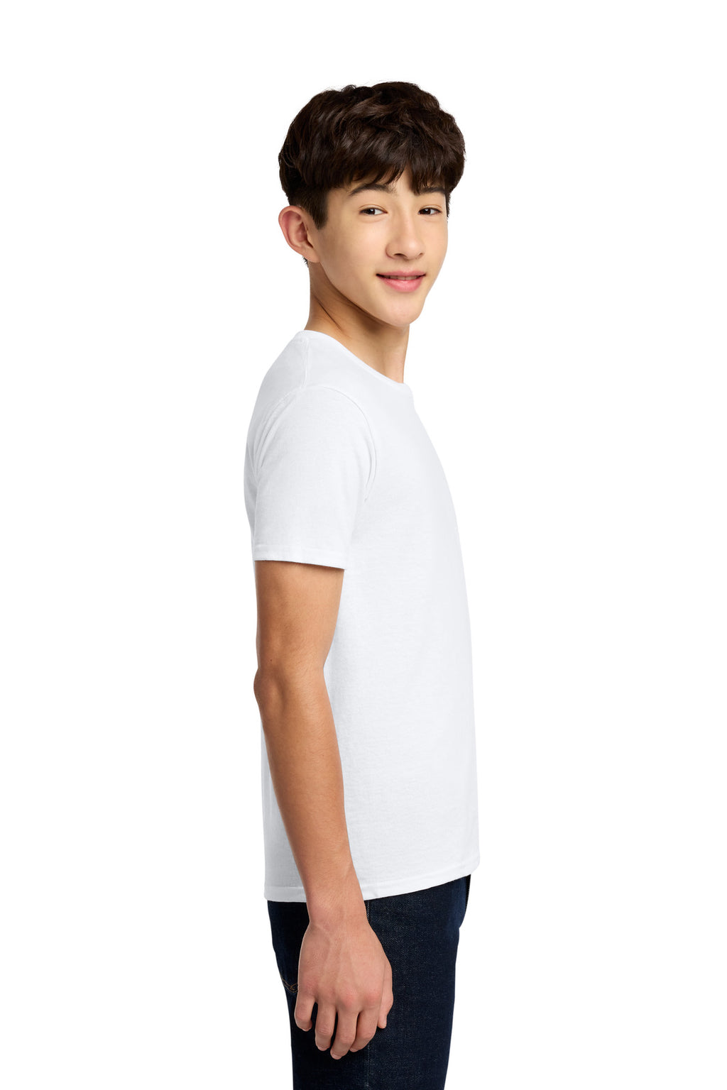 Jerzees - Youth Dri-Power 50/50 Cotton/Poly T-Shirt. 29B - White - side